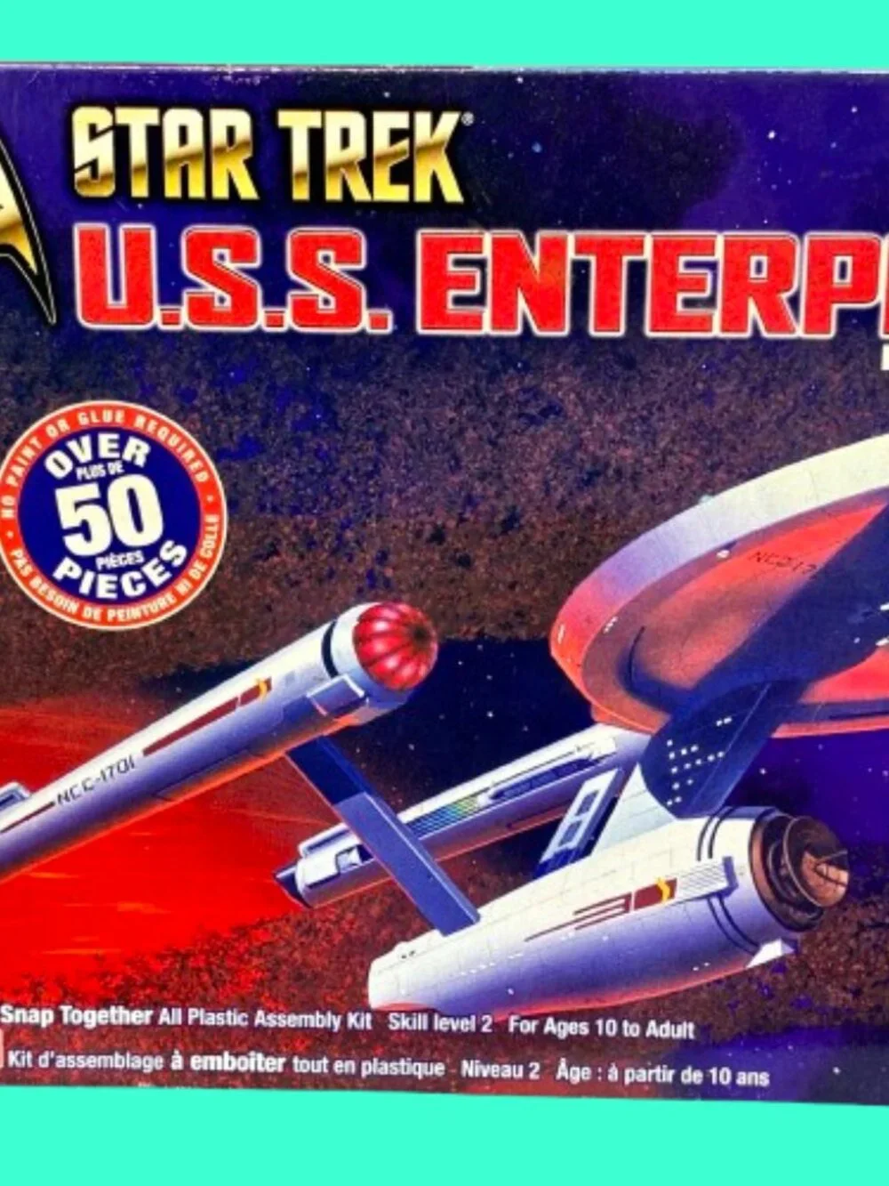 Star Trek USS Enterprise NCC-1701 3-in-1 SNAP Together Model Kit Polar Lights